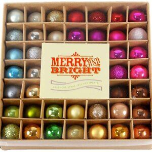 Cody Foster Merry and Bright Miniature Ball Ornaments